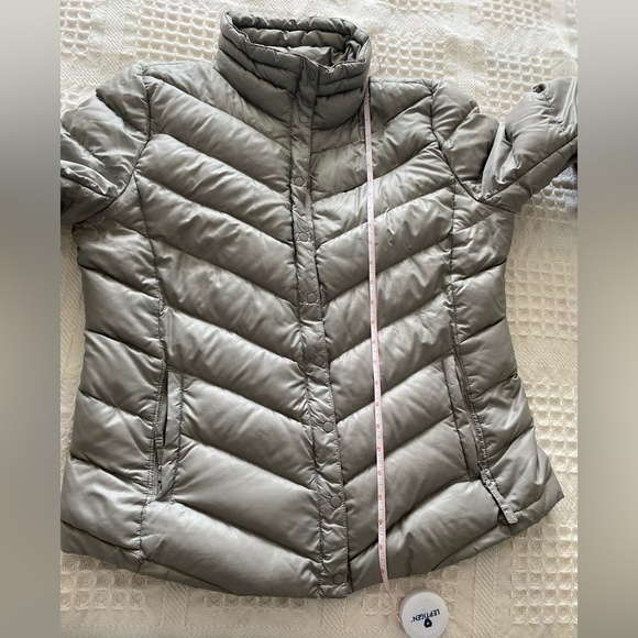 COPY-GAP Women’s Puffer Down Quilted Jacket Grey Sz L - Picture 11 of 12